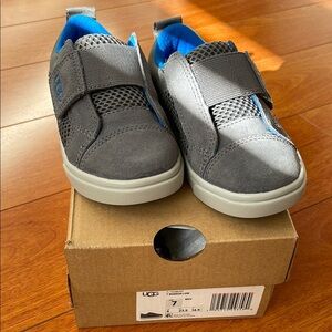UGG Kids Gray and Blue Casual Sneakers